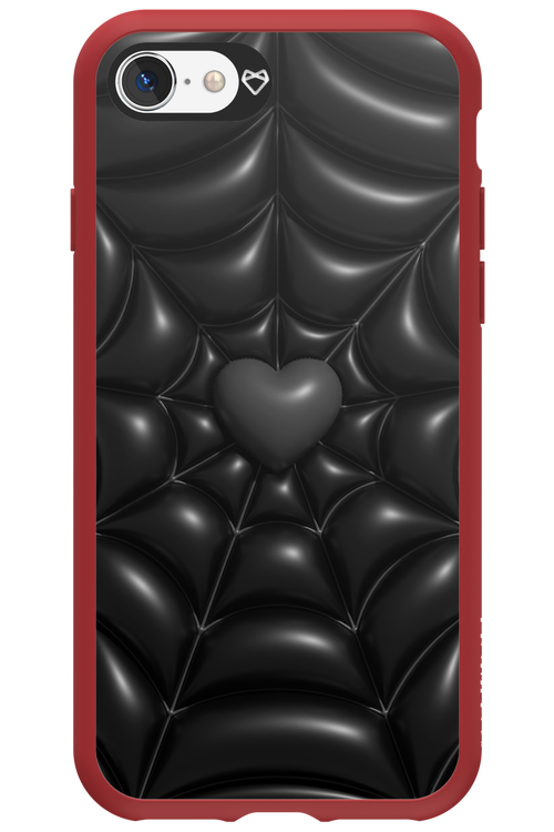 Black Spider Heart - Apple iPhone 8