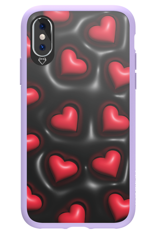 Hearts in love - Apple iPhone X