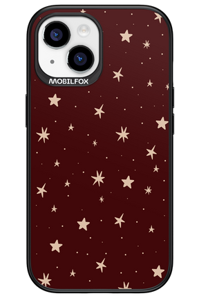 Burgundy Stars - Apple iPhone 15