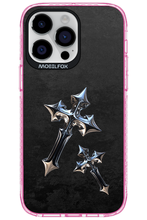 Chrome Crosses - Apple iPhone 14 Pro Max