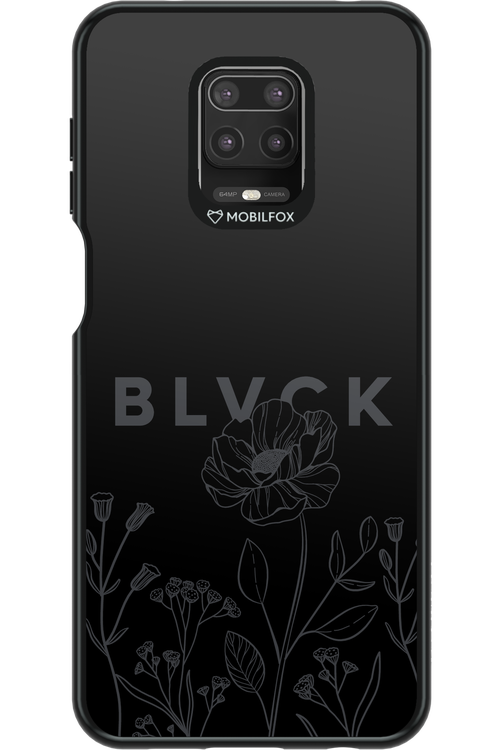 Black Flowers - Xiaomi Redmi Note 9 Pro