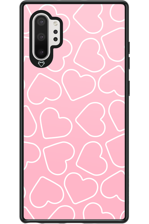 Line Heart Pink - Samsung Galaxy Note 10+