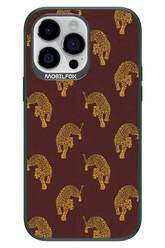 Burgundy Leopard Pattern - Apple iPhone 14 Pro Max