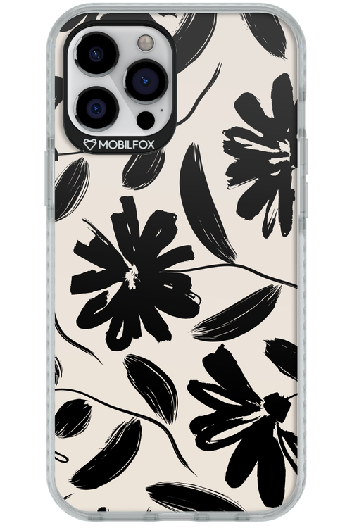 Monochrome Flowerss 2.0 - Apple iPhone 12 Pro Max