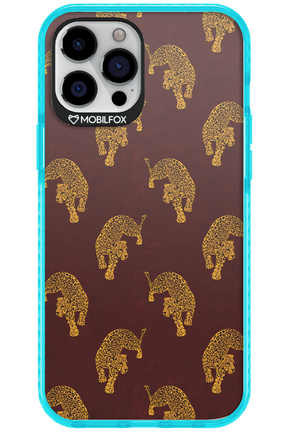 Burgundy Leopard Pattern - Apple iPhone 12 Pro Max