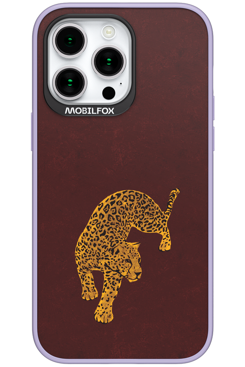 Burgundy Leopard - Apple iPhone 15 Pro Max