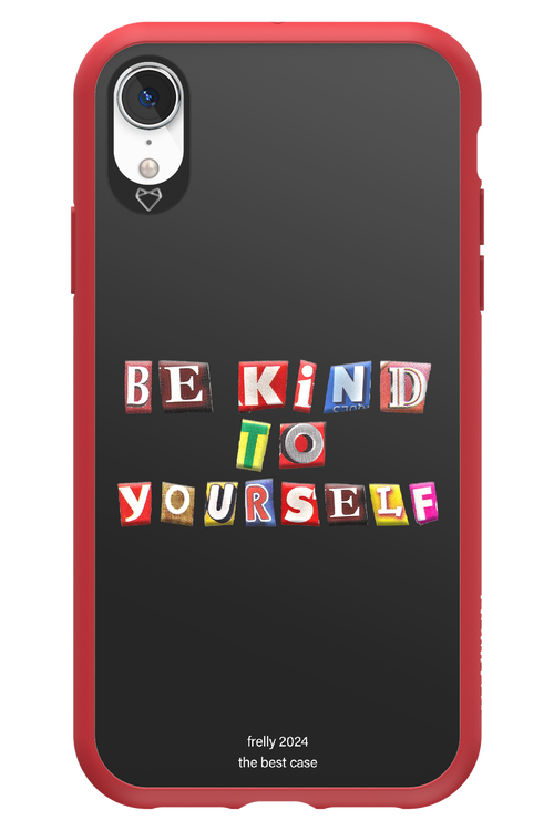 Be Kind To Yourself Black - Apple iPhone XR