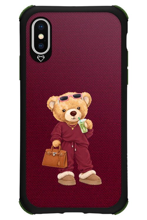 Burgundy Bear 2.0 - Apple iPhone XS