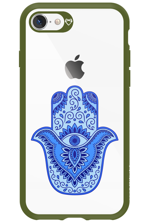 Hamsa Blue - Apple iPhone 8