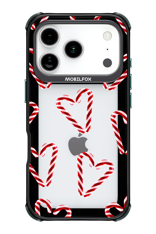 Candy Cane Hearts - Apple iPhone 17 Pro
