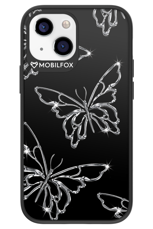 Silver Butterfly 2.0 - Apple iPhone 13 Mini