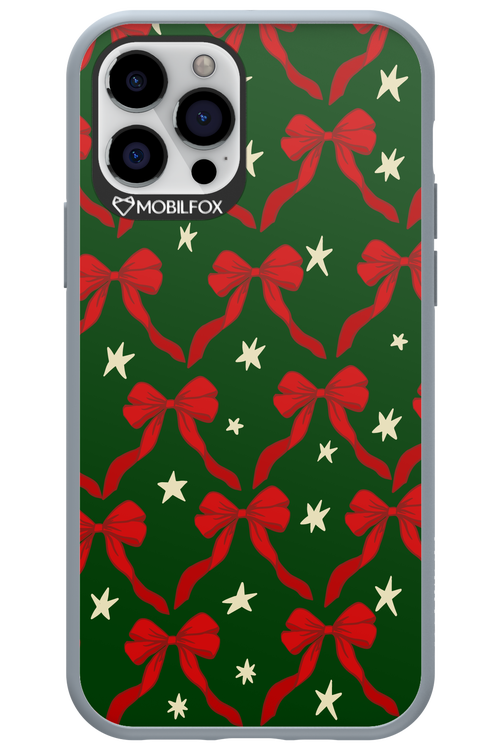 Bow & Stars (Green) - Apple iPhone 12 Pro