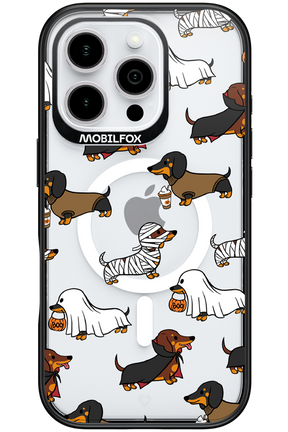 Scary Dachshund (Transparent) - Apple iPhone 16 Pro