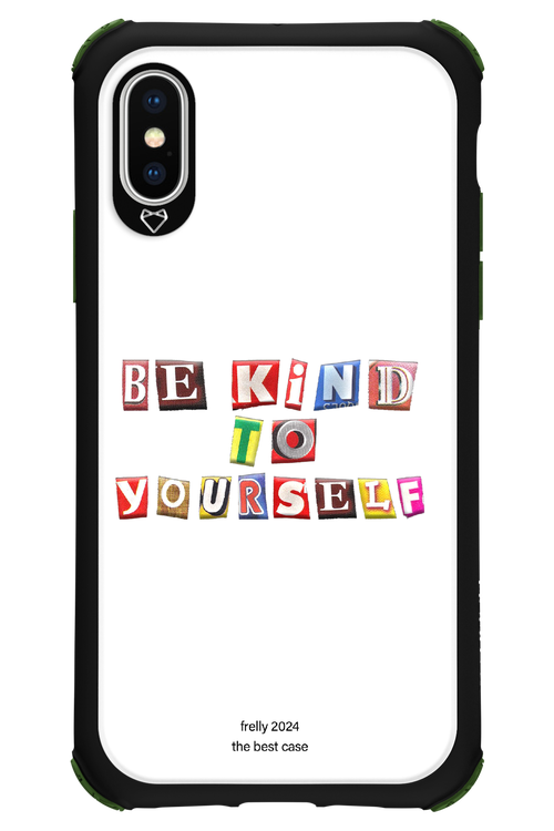 Be Kind To Yourself White - Apple iPhone XS