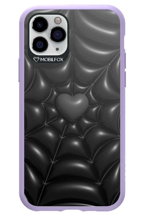 Black Spider Heart - Apple iPhone 11 Pro