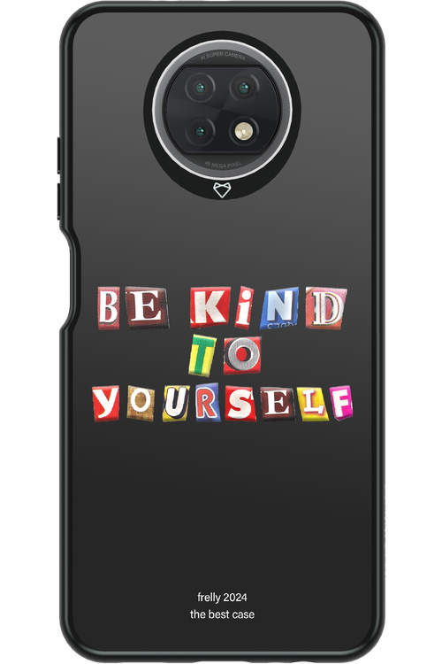 Be Kind To Yourself Black - Xiaomi Redmi Note 9T 5G