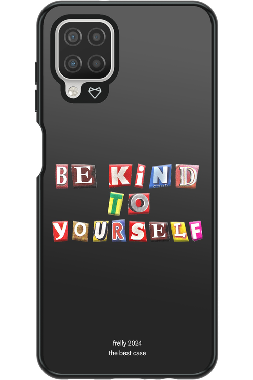 Be Kind To Yourself Black - Samsung Galaxy A12