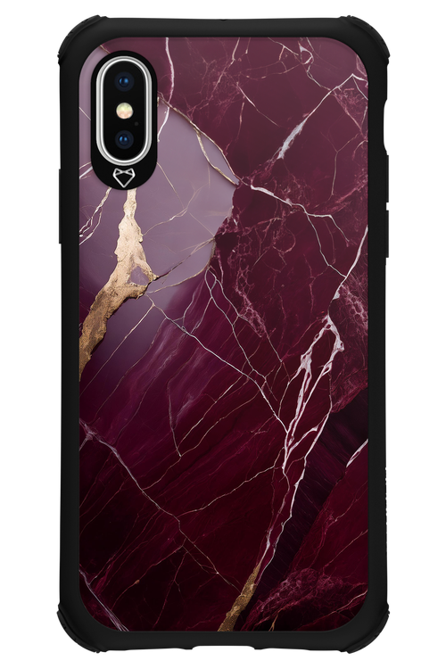 Burgundy Marble 2.0 - Apple iPhone XS