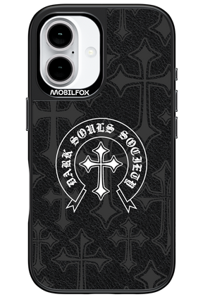 Dark Souls Society (Leather) - Apple iPhone 16