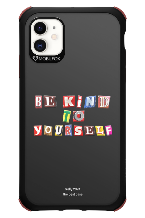 Be Kind To Yourself Black - Apple iPhone 11