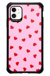 Sprinkle Heart Pink - Apple iPhone 11