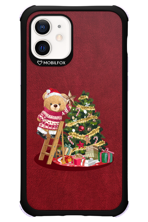 Christmas Bear (Burgundy) - Apple iPhone 12