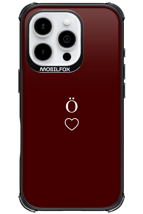 O Burgundia II 2.0 - Apple iPhone 16 Pro