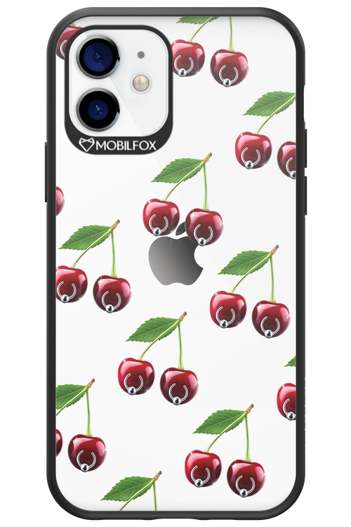 Spicy Cherries Transparent - Apple iPhone 12