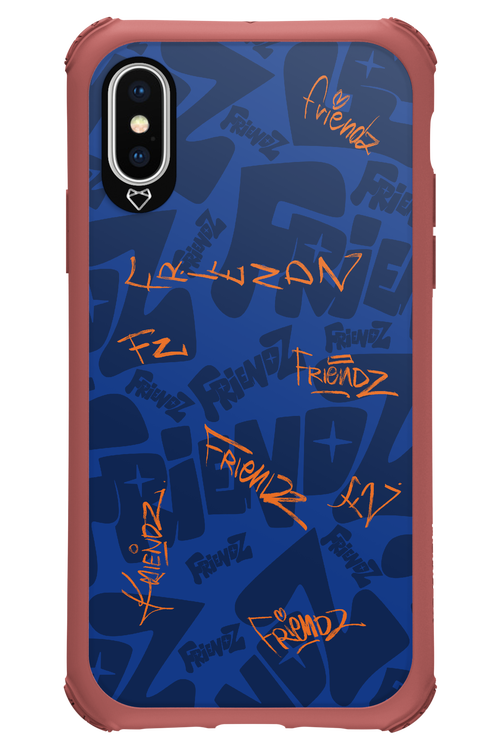 FRIENDZ Blue - Apple iPhone X