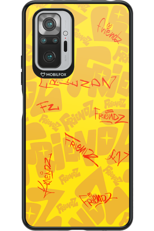 FRIENDZ Yellow - Xiaomi Redmi Note 10S