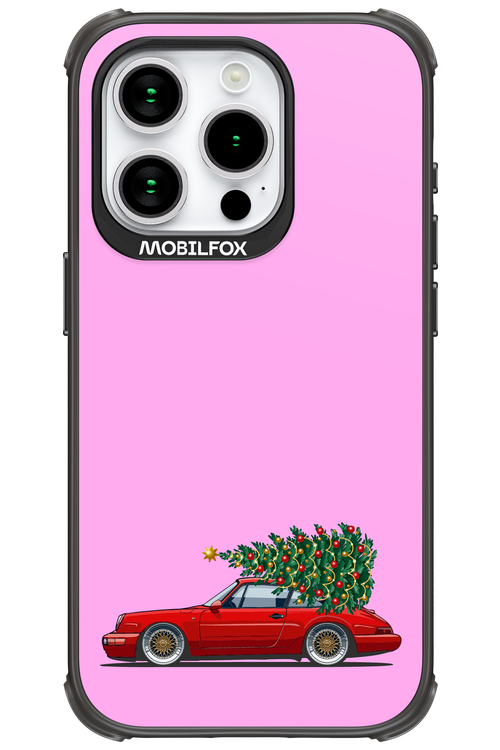 XMAS Car Pink - Apple iPhone 15 Pro