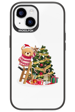 Christmas Bear (Transparent) - Apple iPhone 15