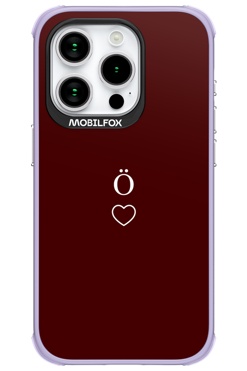 O Burgundia II 2.0 - Apple iPhone 15 Pro