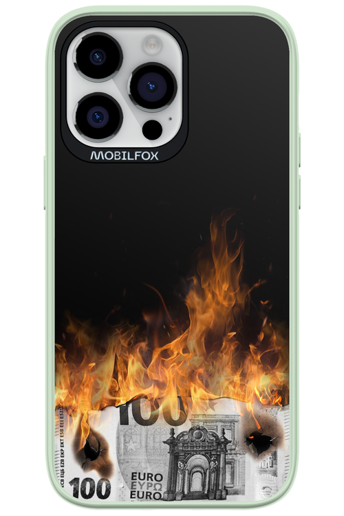 Money Burn Euro - Apple iPhone 14 Pro Max