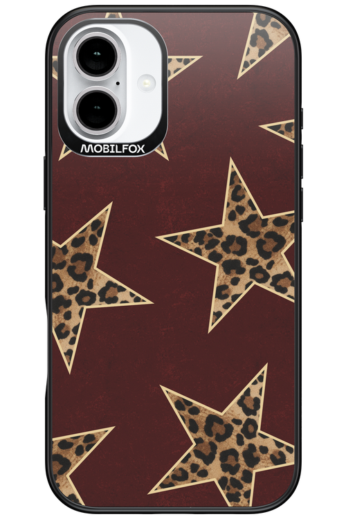 Wild Stars Burgundy - Apple iPhone 16 Plus