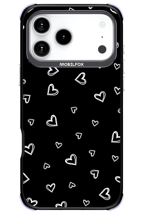 Monochrome Hearts 2.0 - Apple iPhone 17 Pro Max