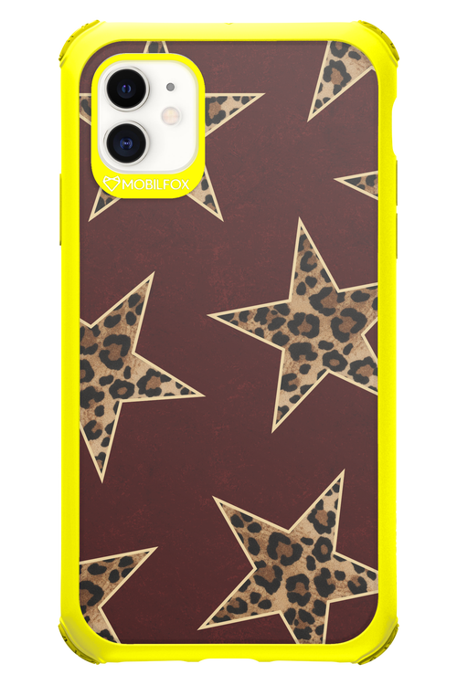 Wild Stars Burgundy - Apple iPhone 11