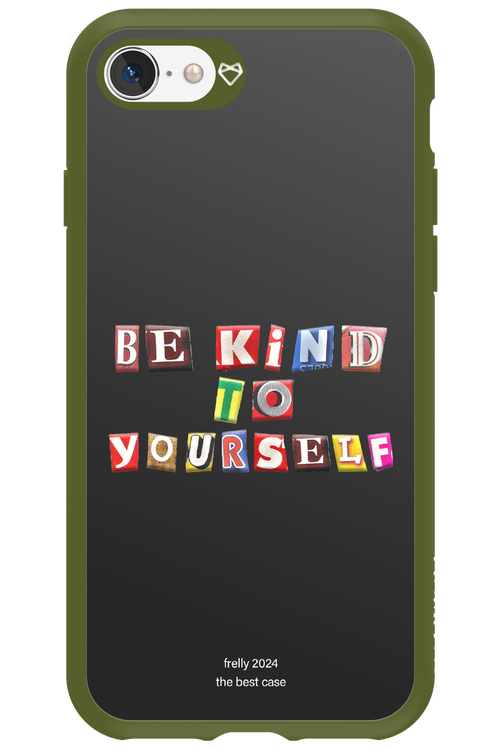 Be Kind To Yourself Black - Apple iPhone 8