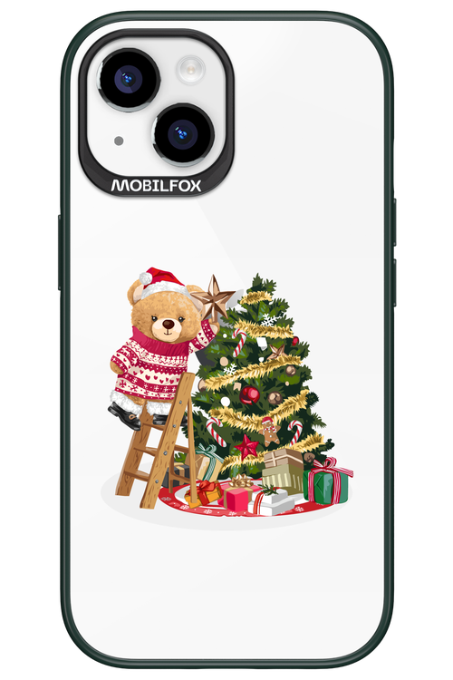 Christmas Bear (Transparent) - Apple iPhone 15