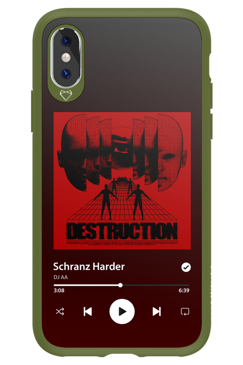 Destruction - Apple iPhone X