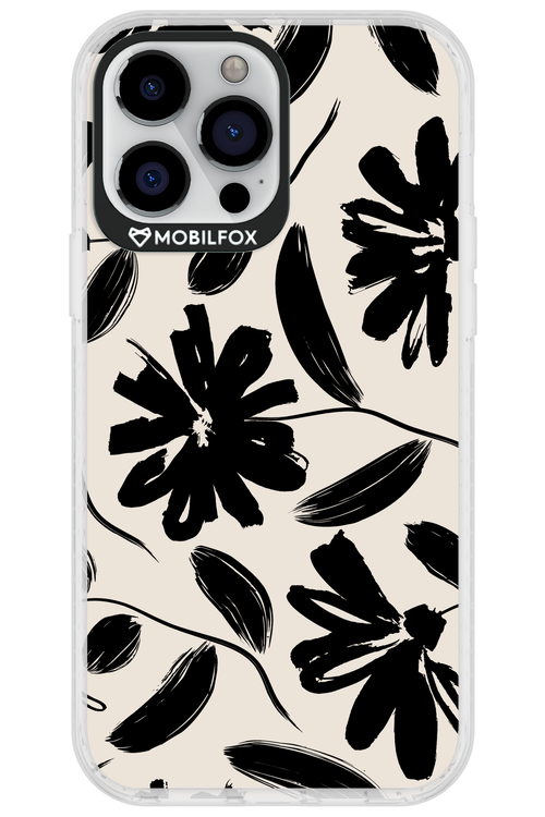 Monochrome Flowerss 2.0 - Apple iPhone 13 Pro Max