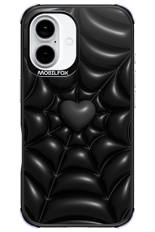 Black Spider Heart - Apple iPhone 16