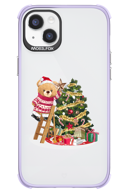 Christmas Bear (Transparent) - Apple iPhone 14 Plus