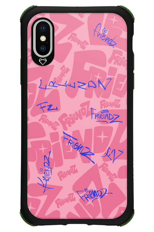FRIENDZ Pink - Apple iPhone X