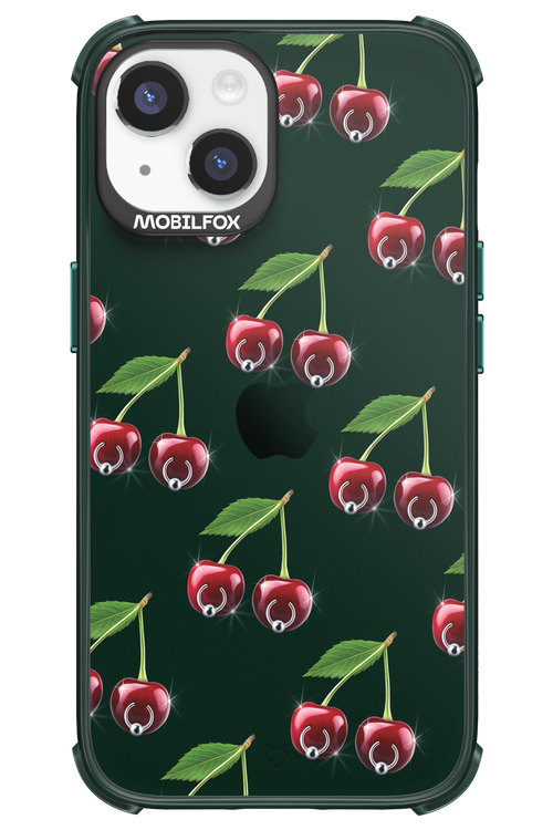 Spicy Cherries Transparent - Apple iPhone 14