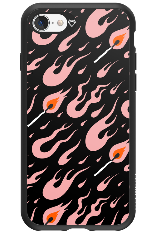 Hot Flames - Apple iPhone 8