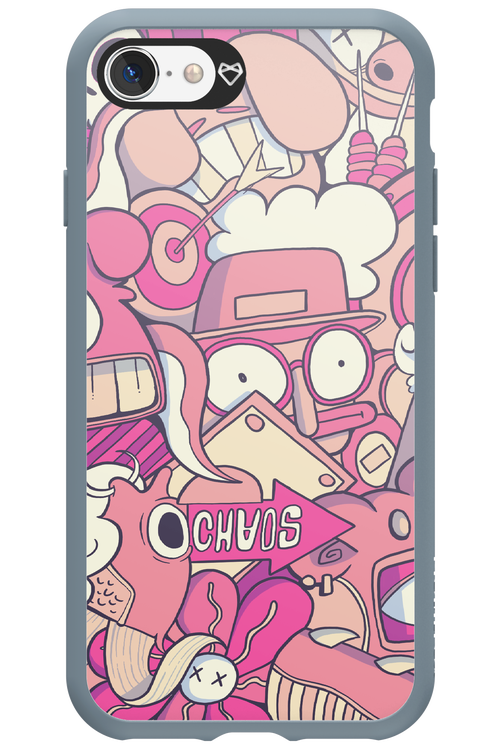 Coral Chaos - Apple iPhone 8