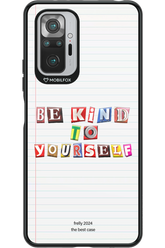 Be Kind To Yourself Notebook - Xiaomi Redmi Note 10 Pro