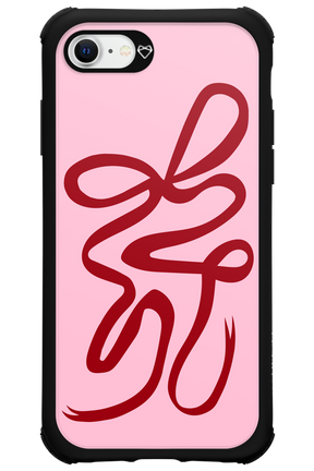 Burgundy Bow - Apple iPhone 8