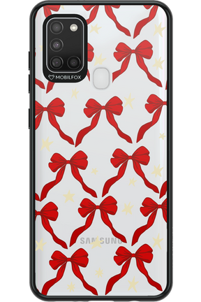 Bow & Stars (Transparent) - Samsung Galaxy A21 S